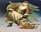 Santa claus vintage 198